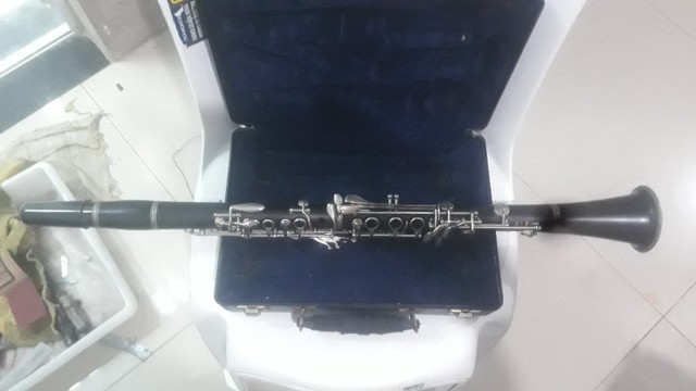 Clarinete de madeira ebano Selmer USA  - Foto 4