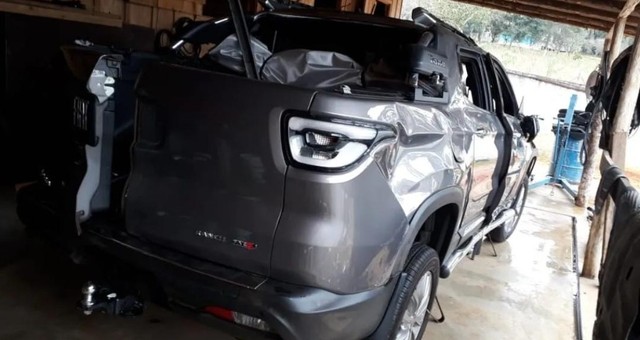 Coluna T Lado Direito Fiat Toro Ranch 1900km 2020 Orginal - Foto 4