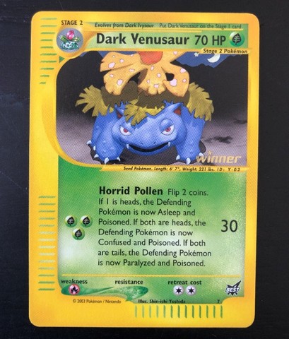 dark venusaur card