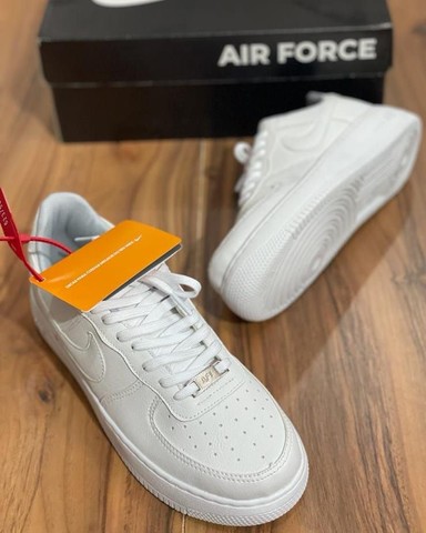 Tênis Nike Air Force Branco e Preto Importado