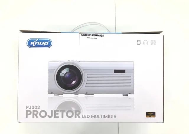 Projetor 1800 Lumens Led Full Hd 1080p Hdmi / Vga / USB / SD Knup KP-Pj002 Novo na Caixa - Foto 4