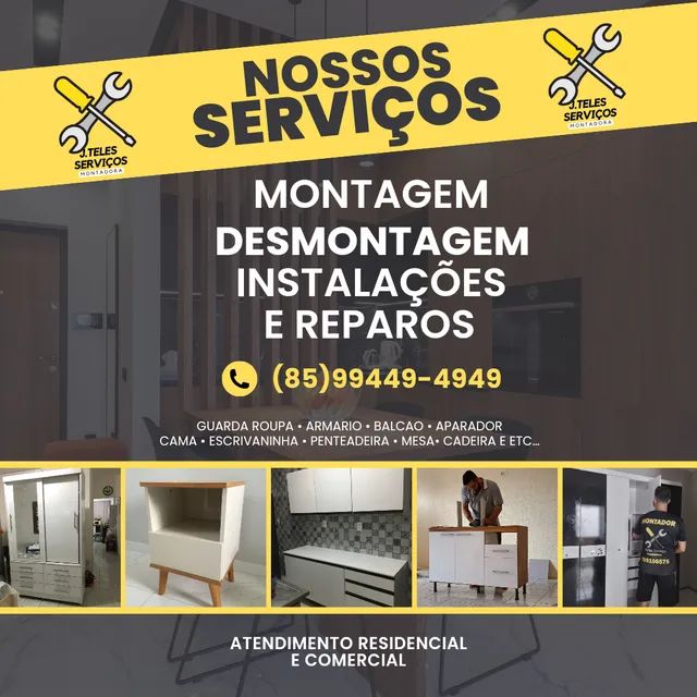 Montador de Móveis Fortaleza CE 06.059.002 - POM Brasil
