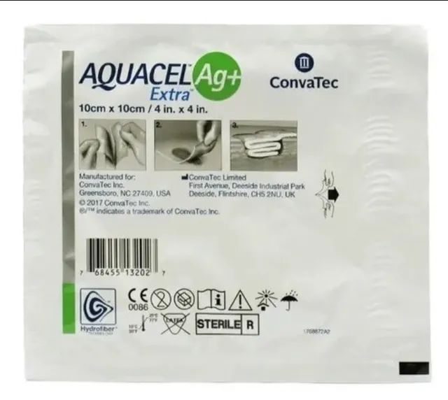Aquacel Ag+ Extra 10cm x 10cm - Convatec