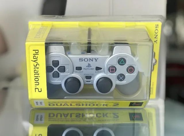 Original Playstation 2 PS2 Dualshock Silver Controller