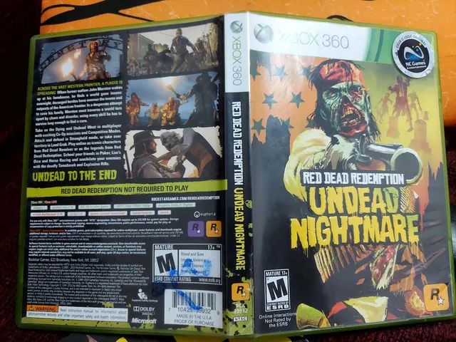 Red Dead Redemption Undead Nightmare Xbox 360 Game for sale online