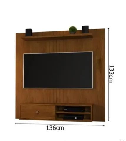 Painel JB 5024 Luxo Caramelo Madeirado - Foto 3