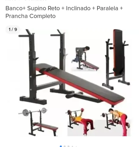 Banco Supino Reto. PROFITNESS® Equipamentos