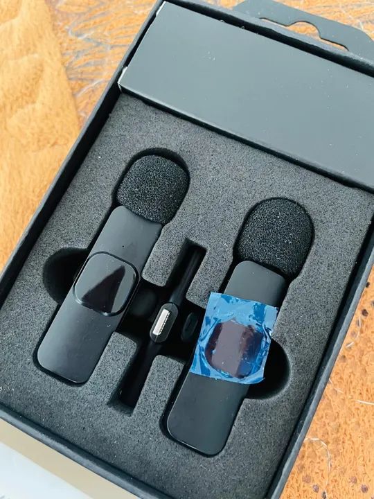 Microfone Sem Fio K11 - Ideal para Lives, Entrevistas e Vlogs - Foto 3