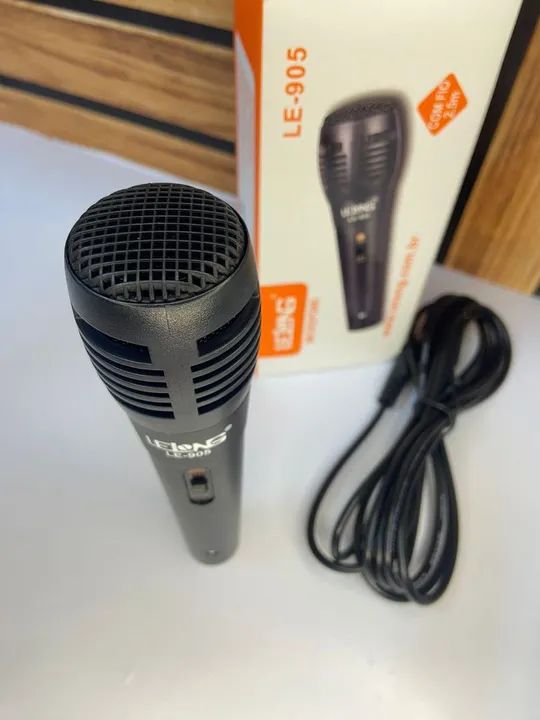 MICROFONE LELONG -C/FIO- 2,5M