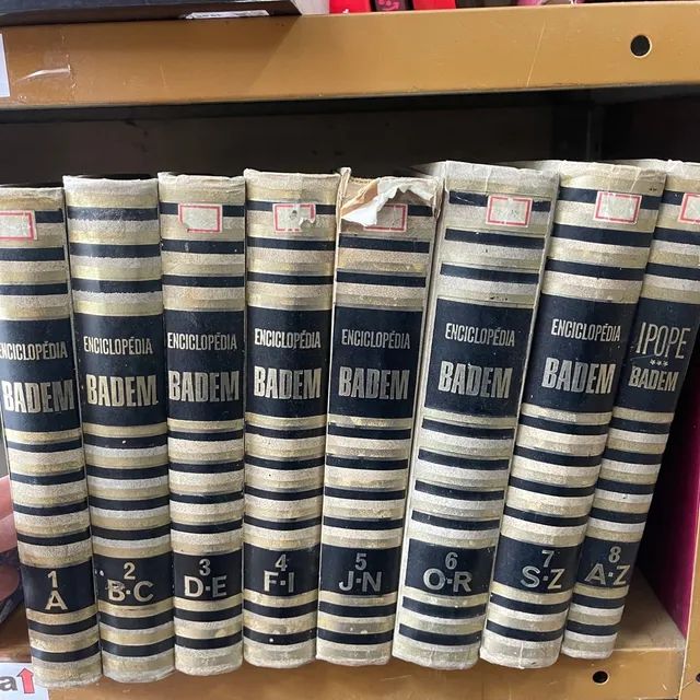 Livros enciclopédia badem ipope 1976 completa 8 volumes