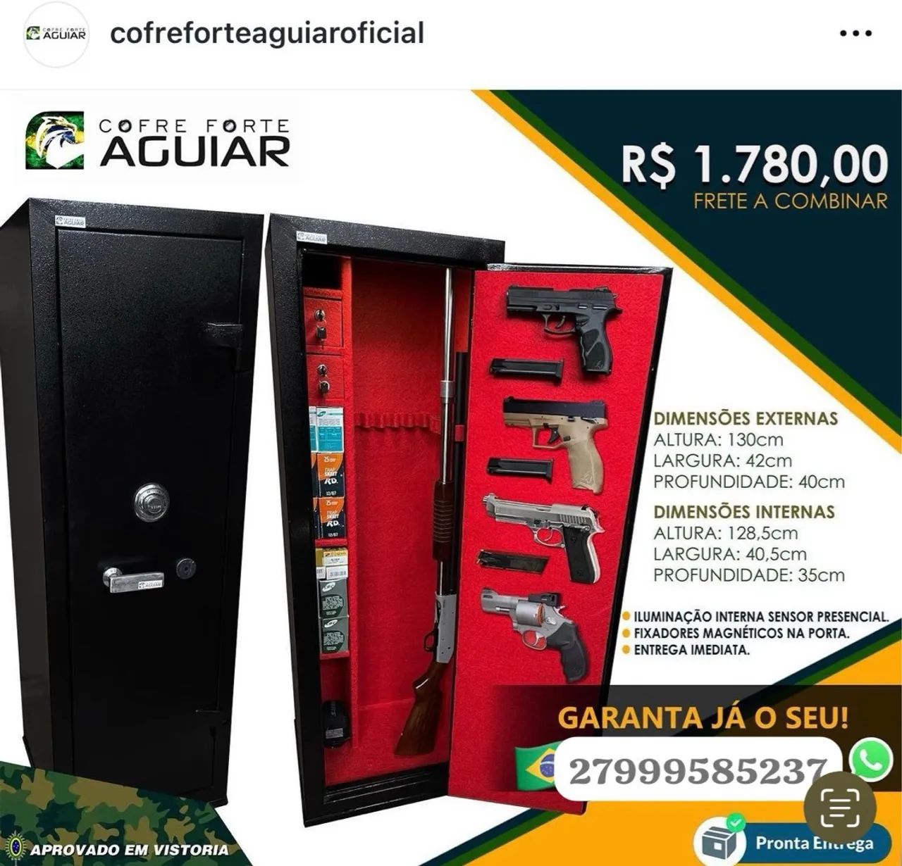 Cofre Forte Aguiar  - Foto 2