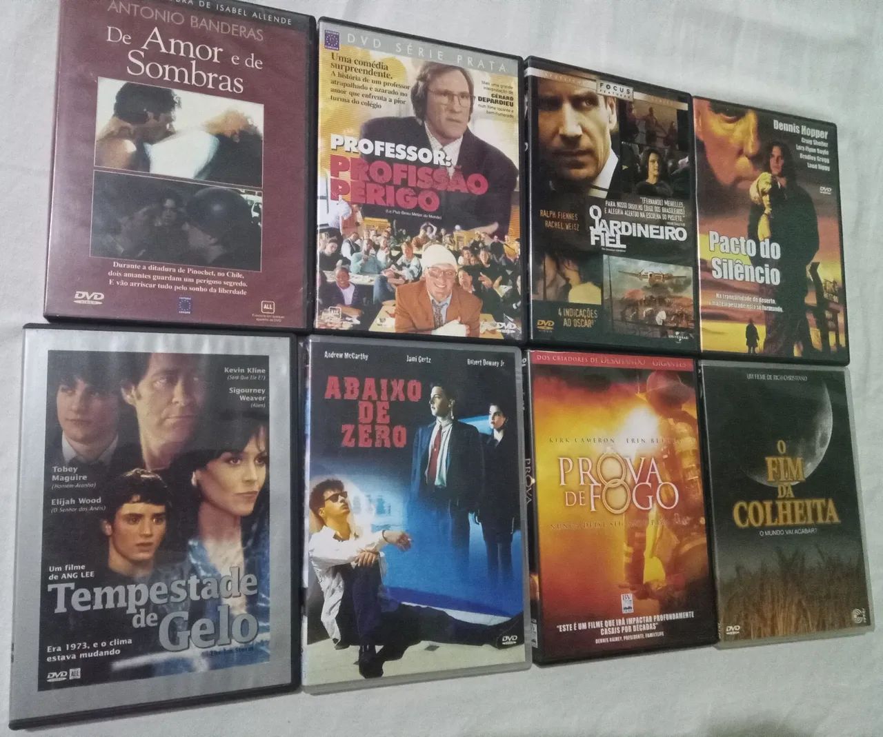 Lote 8 de DVDs de filmes originais. - Foto 2