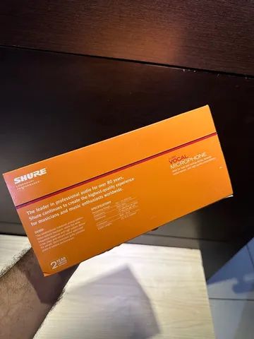 Microfone Shure sv200 zero na caixa  - Foto 2