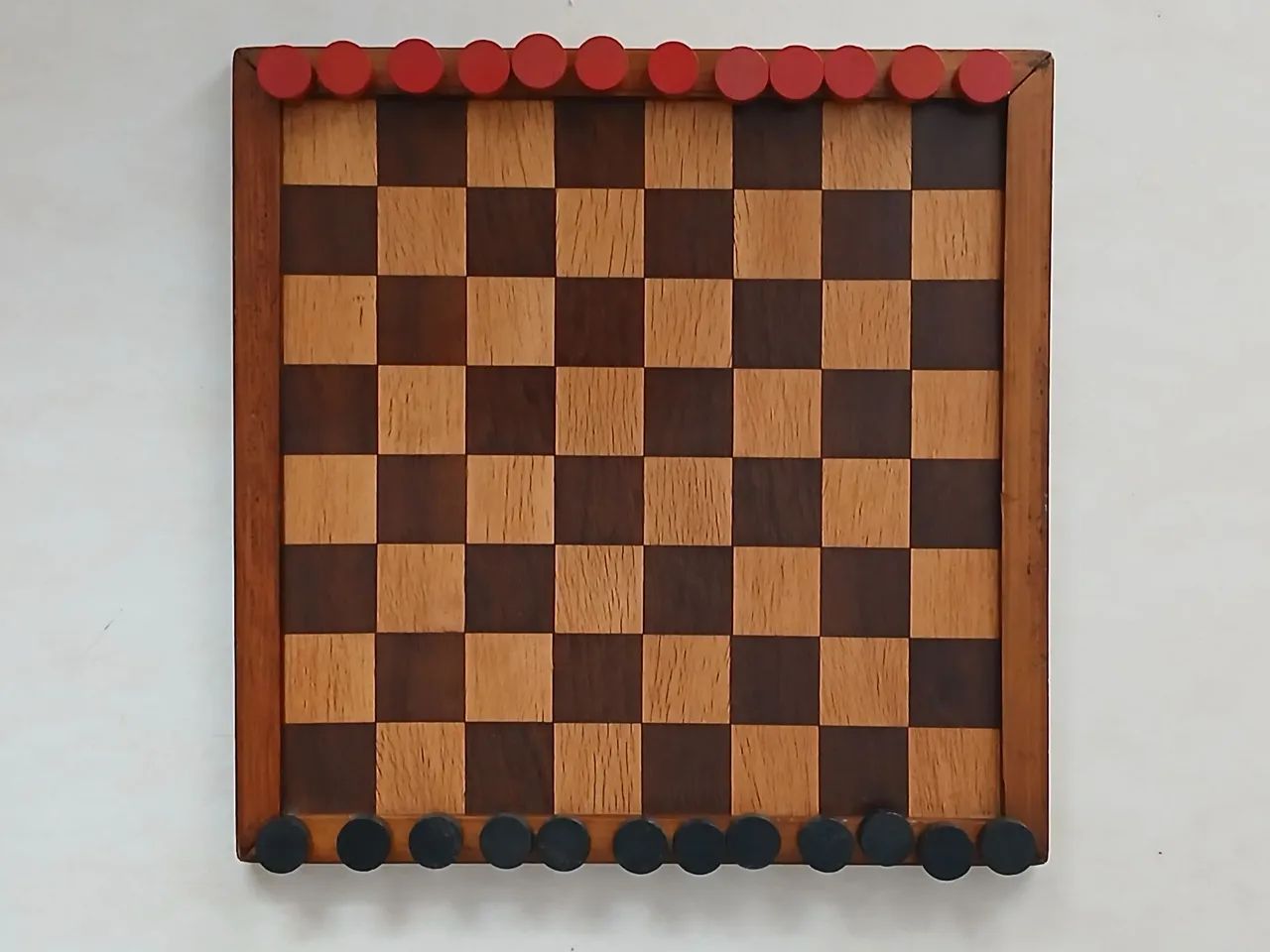 Jogo de damas de madeira estrela anos 70/80 - Foto 2