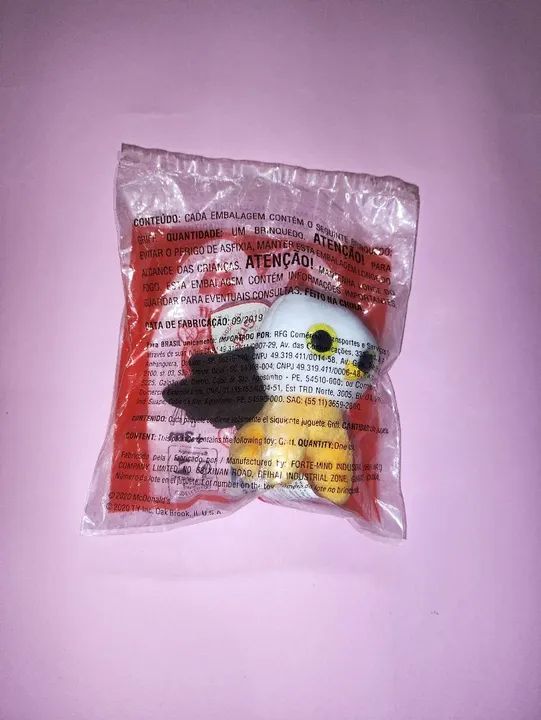 Pelúcia Ty Mc Lanche Feliz
