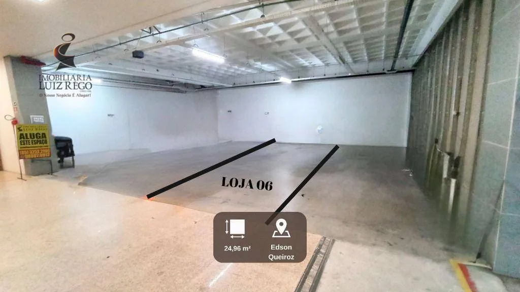 Loja no Edson Queiroz no Subsolo do Supermercado Cometa para aluguel, 24,96 m²