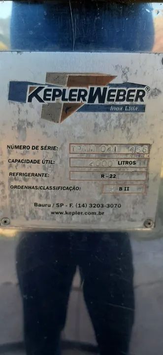 Tanque refrigerado para leite 2000 litros - Foto 3