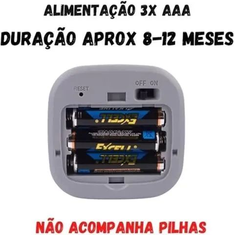 Sensor Movimento Inteligente Wifi Sem Fio Padrão Tuya - Foto 3
