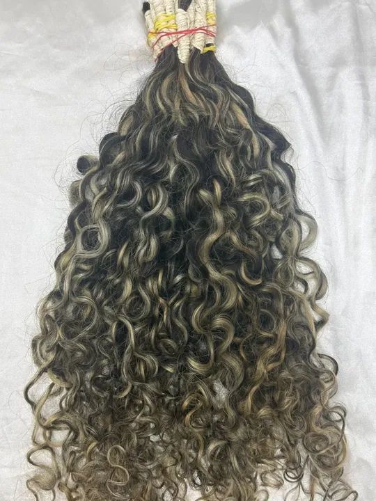 Cabelo humano brasileiro cacho caipira grisalho - Foto 3