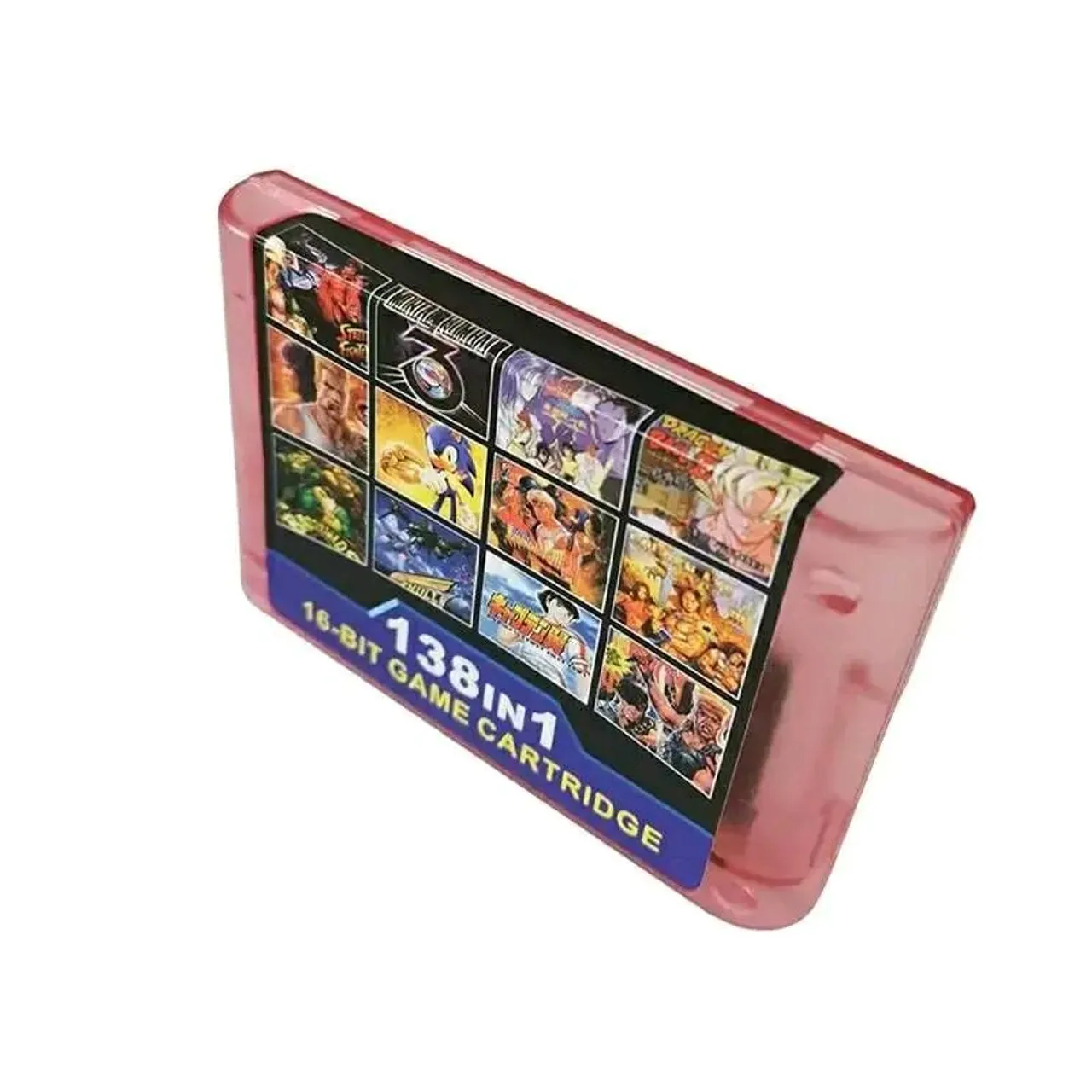 Cartucho 138 in 1 jogos de Mega drive 