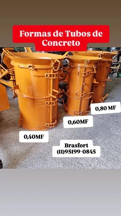Formas de Tubos de Concreto - 