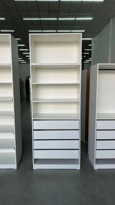 CLOSET PRATELEIRA COM GAVETAS MDF 