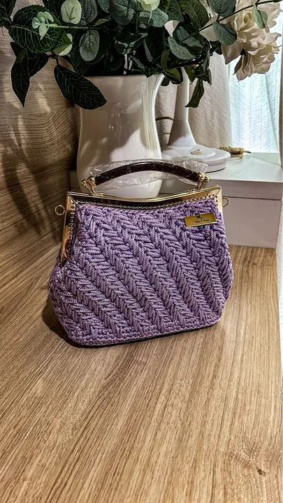 Bolsas de Luxo em Crochê Moderno  - Foto 2