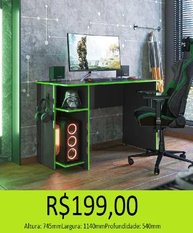 Escrivaninha gamer a pronta entrega - Foto 3