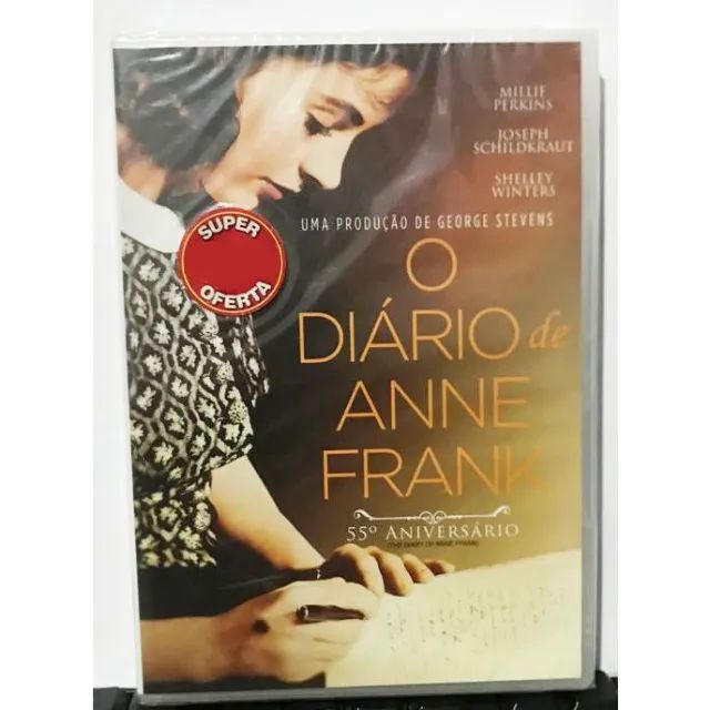 DVD O Diário de Anne Frank.   LACRADO.  Edição de 55º Aniversário.