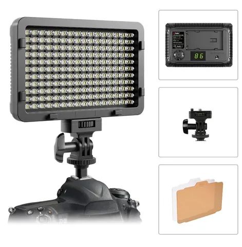 Painel de luz LED para câmera Tolifo PT-176/216