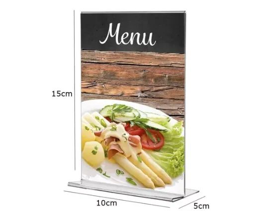 Expositor T A6 Acrílico Balcão Mesa Qr Code - 10x15 - Foto 2