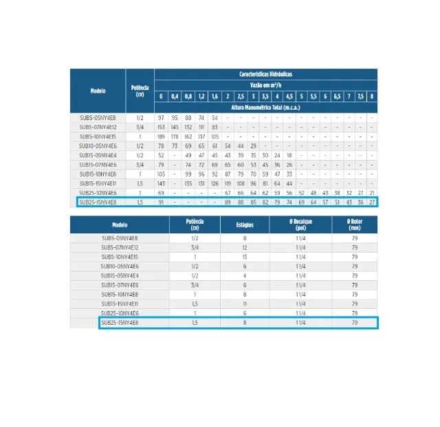 Bomba submersa 1,5cv ( Schneider ) - Foto 2