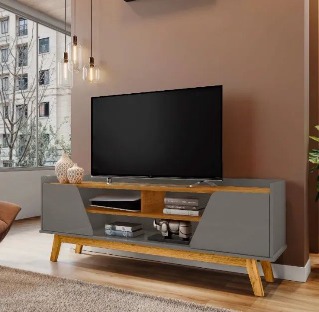Rack P/TVs Até 65 Polegadas 2 Portas 1.60M. Produdo Novo Direto de Fábrica P/Sua Casa. - Foto 4