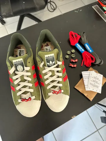 Adidas Superstar Shelltoe tartarugas ninjas 41