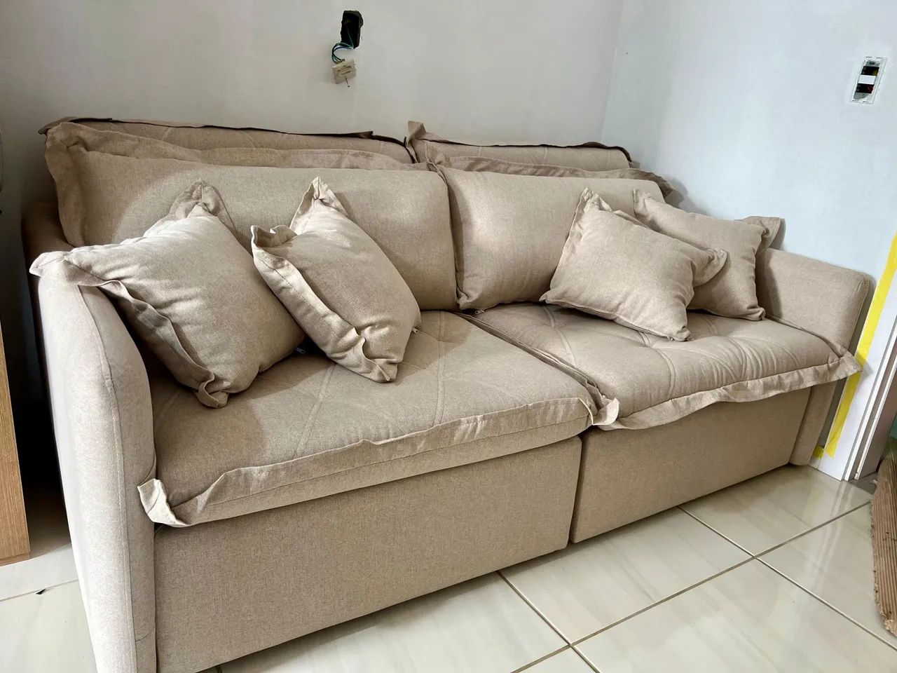 Sofá Premium 3 em 1 sem caixaria com ótimo aproveitamento de espaço  - Foto 2