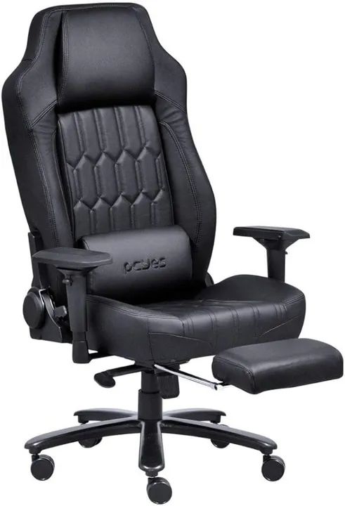 Cadeira Gamer Mad Racer V16 preta em couro legítimo edição limitada numerada - seminova - Foto 2