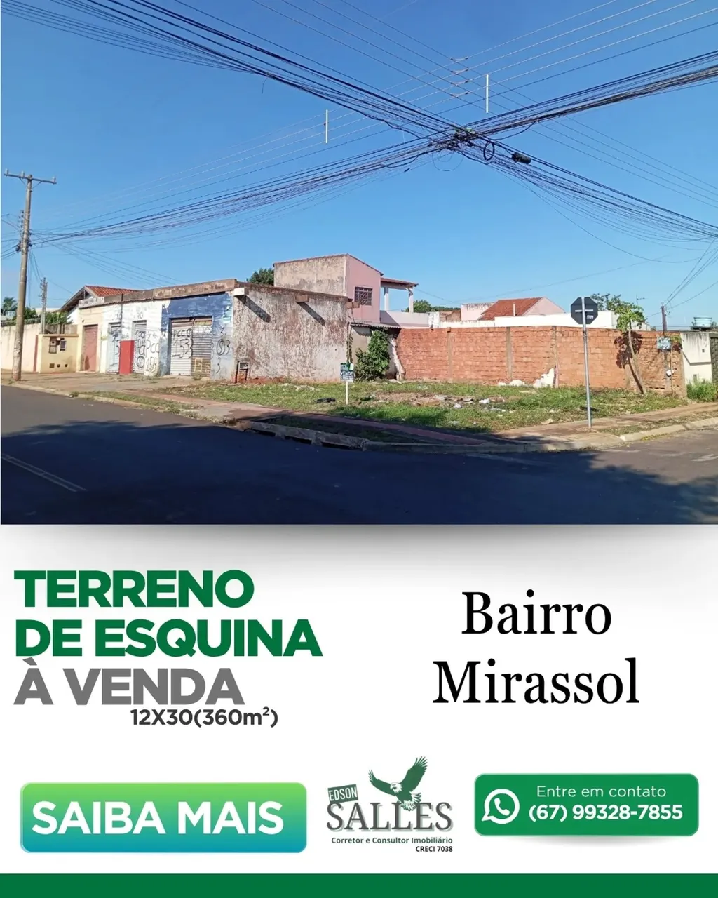 Imóvel para venda no Bairro Mirassol, região Coronel Antonino - Campo Grande - MS
