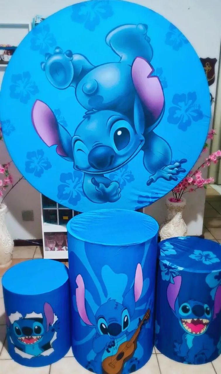 Pegue e Monte Decoração Stitch
