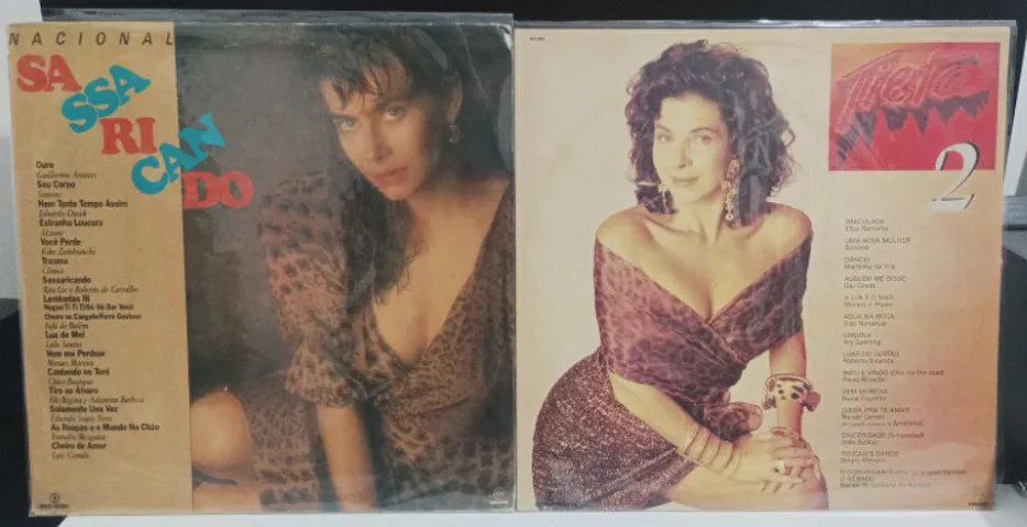Trilha Sonora Novelas Nacional - Lote com dois LPS - Tieta 2 e Sassaricando - òtimo estado