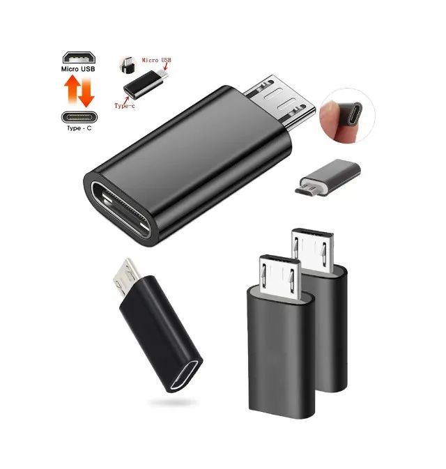 Adaptador Type C Fêmea Para Micro USB Macho