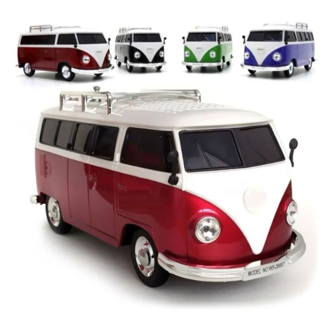 Caixa de som Bluetooth formato de Fusca ou Kombi - Foto 3