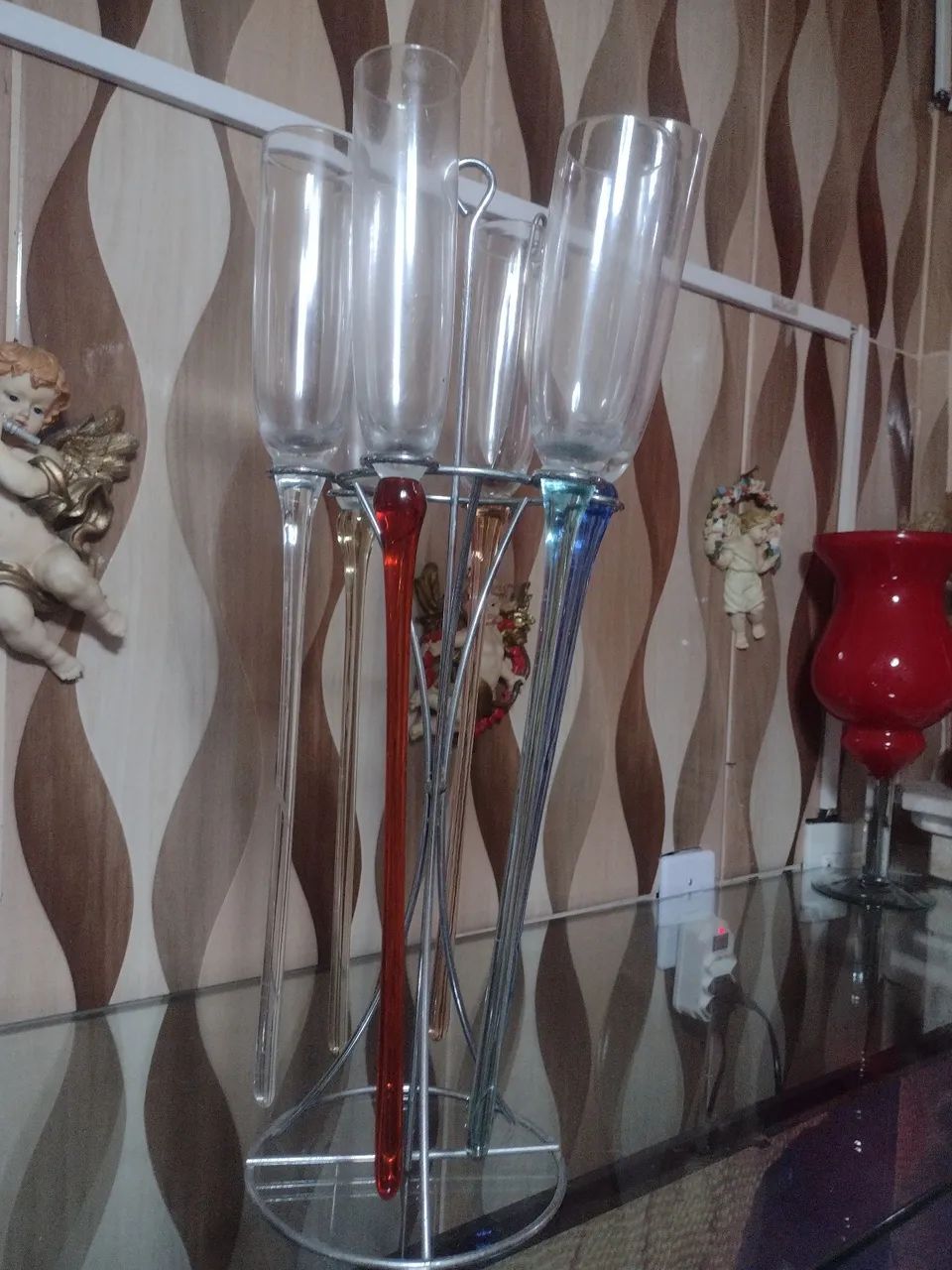 Suporte para taças de vinho elegante - Foto 2