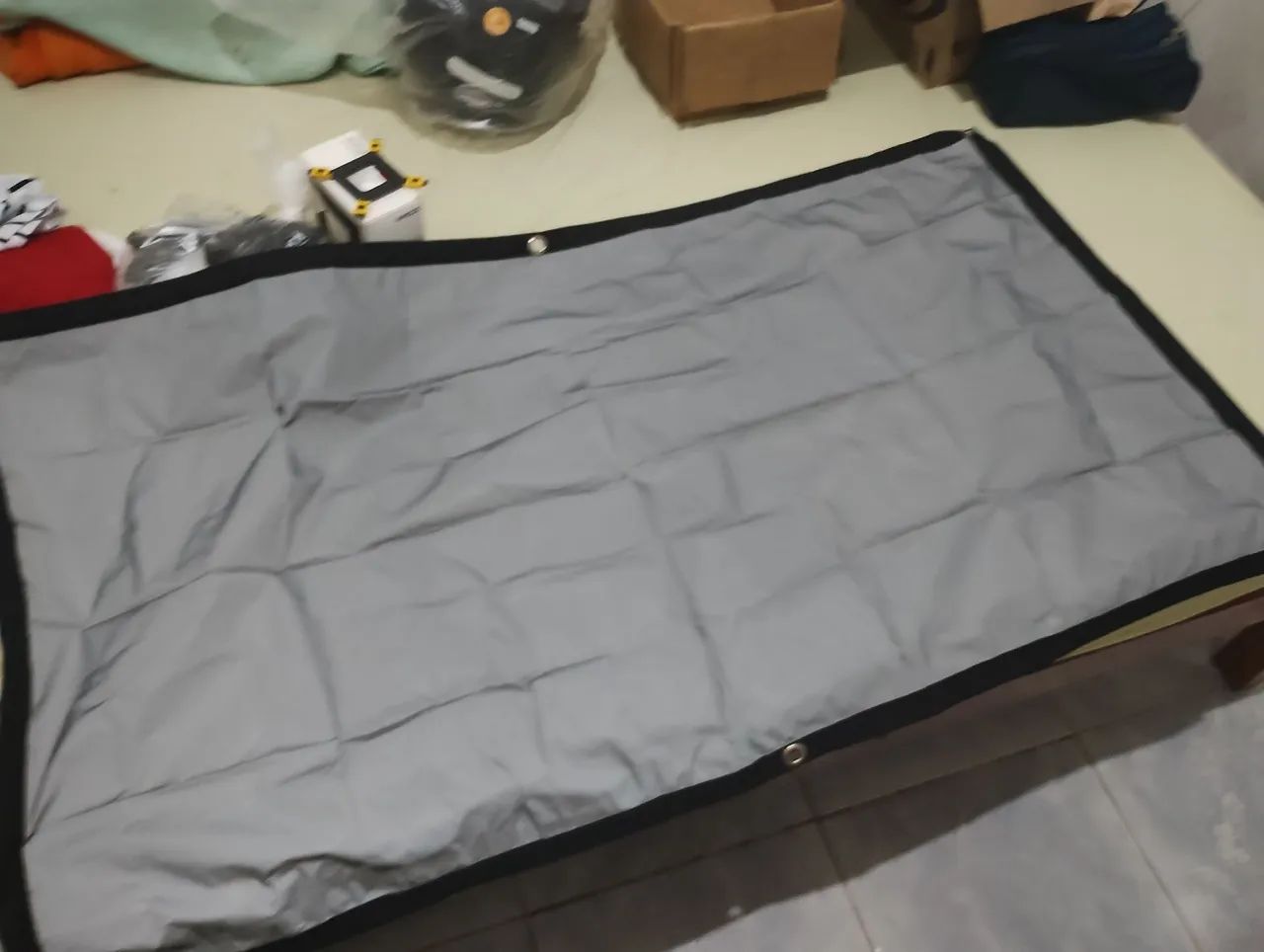 Salange tela de projeção reflexiva fullhd 16:9- Qualidade Impecável! - Foto 3