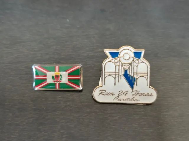 Kit 5 Pins / Bottons / Broches + 1 Chaveiro. Souvenir Brasil - Foto 2