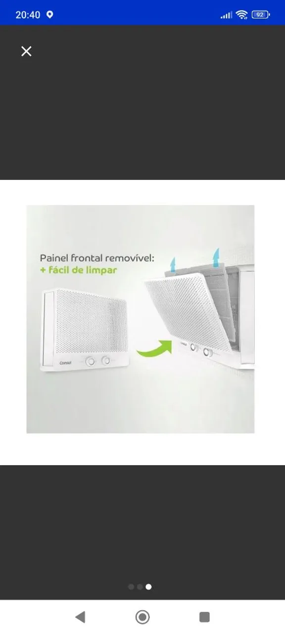 Ar Condicionado Consul com Painel Removível