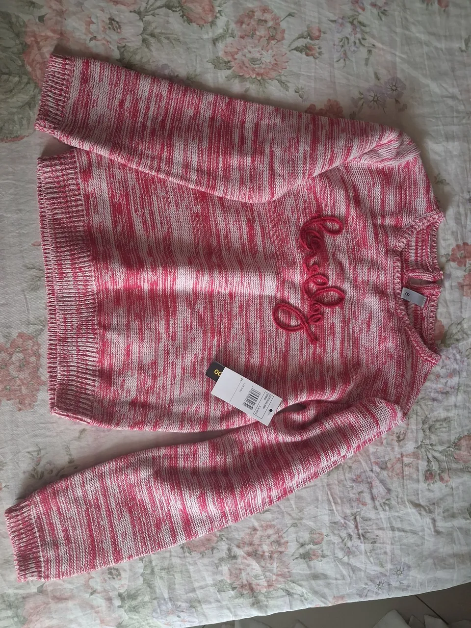 Blusa infantil de lã - tam 8 - NOVA - Linda e quentinha!