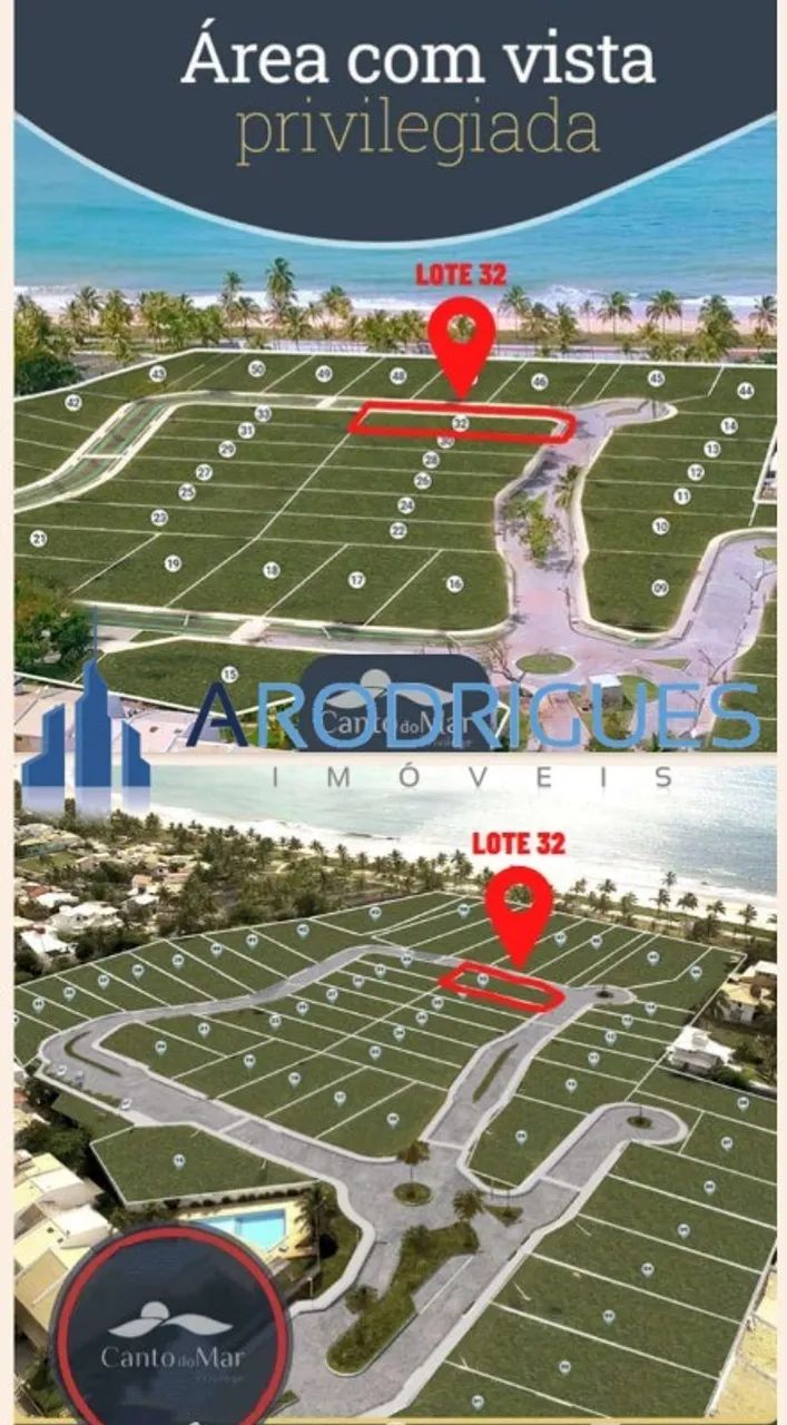 Terreno em Condomínio de Luxo em Guarajuba (Monte Gordo) 501m² Camaçari-BA - Foto 2