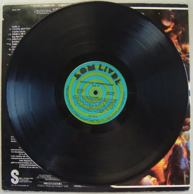 Lp Discoteca Hippopotamus 1977 Vol. 4, Disco De Vinil - Foto 3