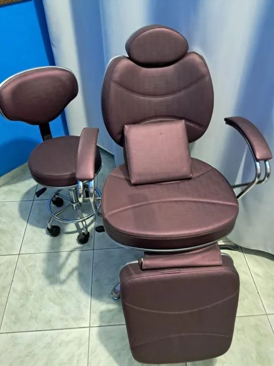 Poltrona para salão de beleza