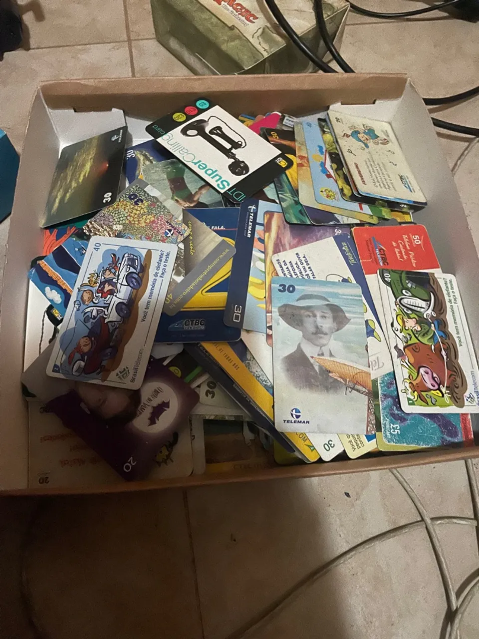 400 cartões telefônicos 